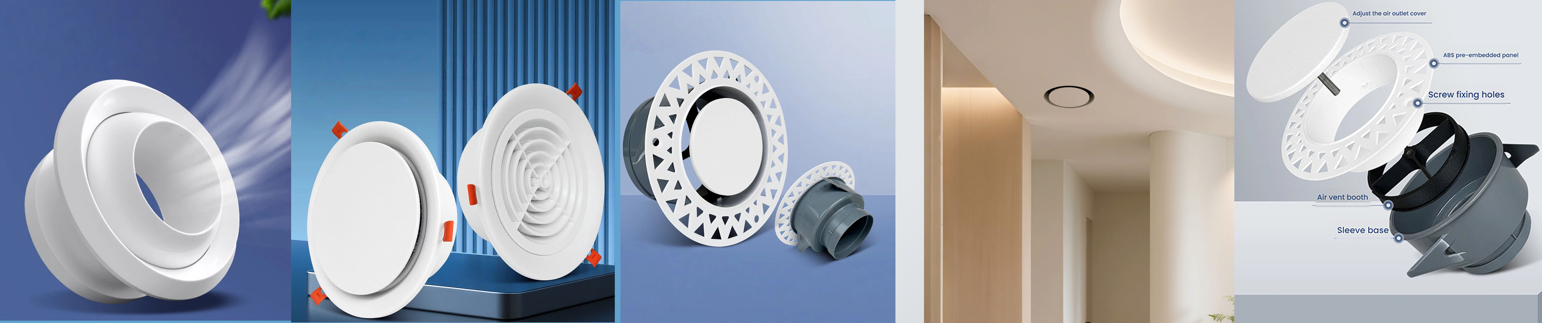 Comparación de materiales de ventilación de aire: aleación de aluminio vs ABS vs acero inoxidable