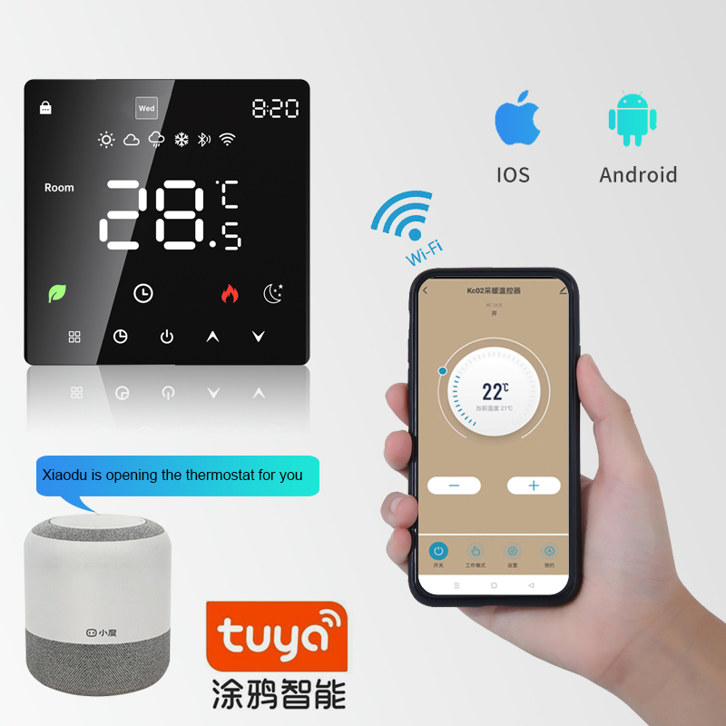 Termostato Wi‑Fi modelo K6 Touch