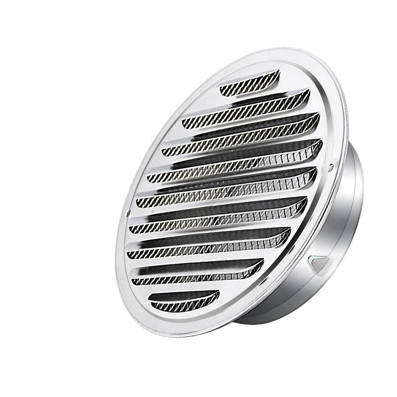 Capucha de ventilación de aluminio con rejilla Louvered