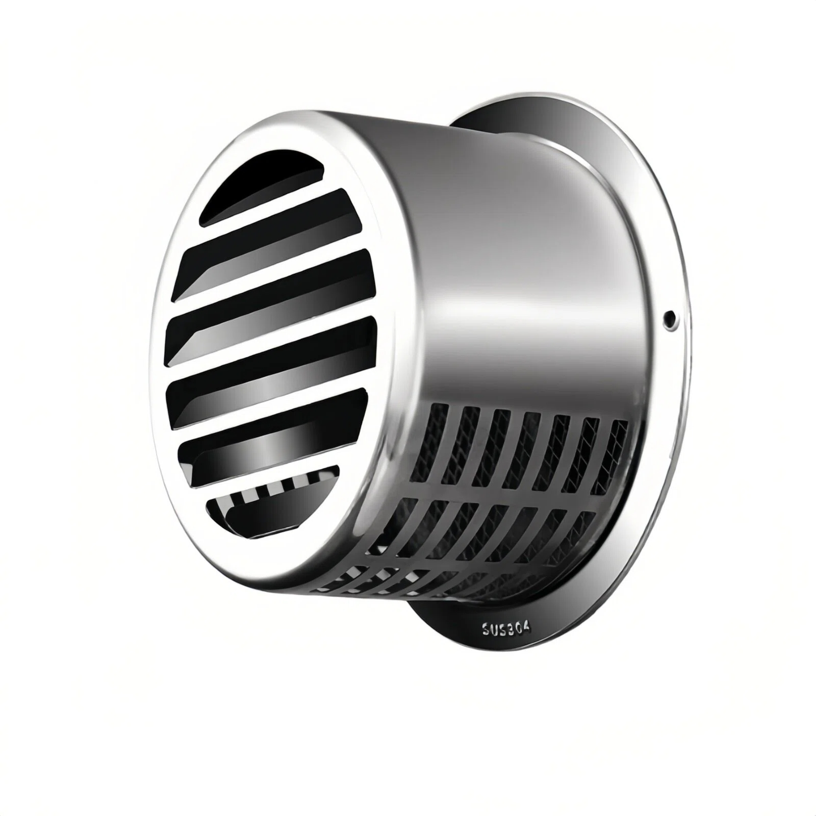 Capucha de ventilación de pared de acero 304