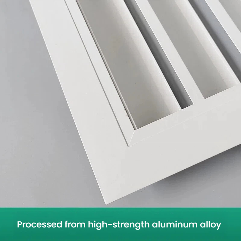 Rejilla de ventilación de aluminio resistente a la intemperie