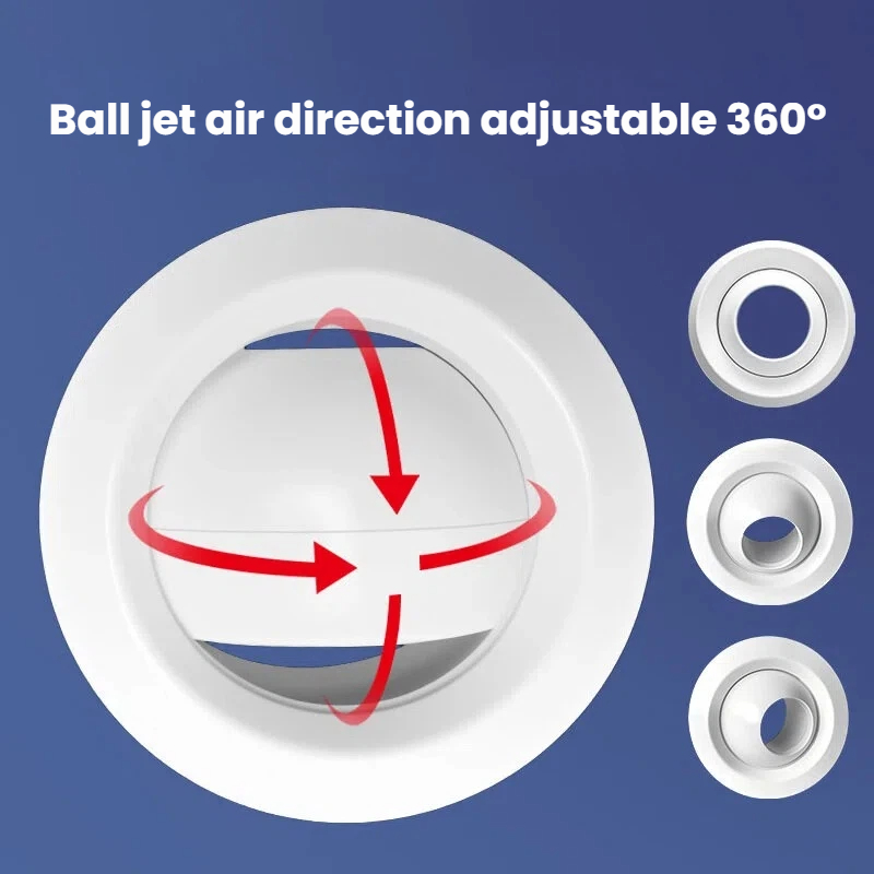 Difusor de aire tipo bola ABS
