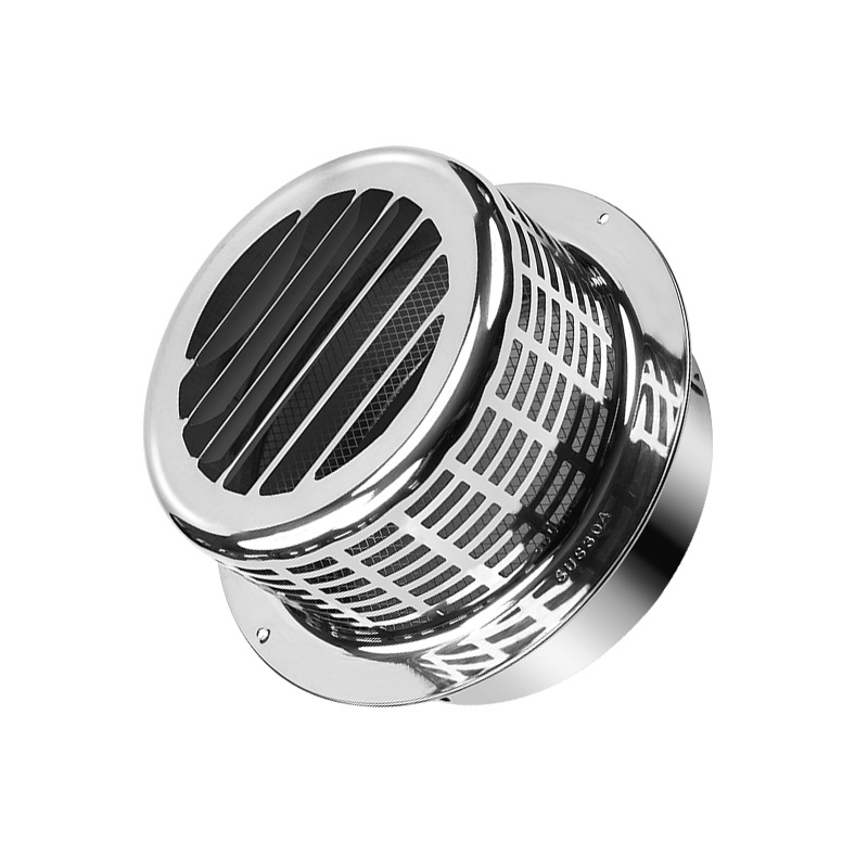 Capucha de ventilación de pared de acero 304