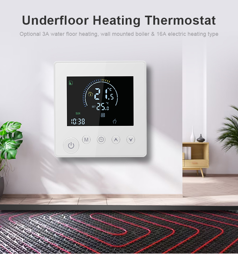 Modelo K1M Botón WiFi Termostato
