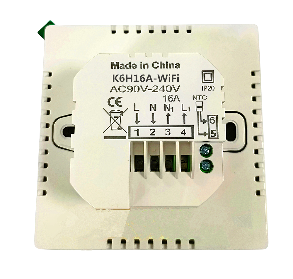 Termostato Wi‑Fi modelo K6 Touch