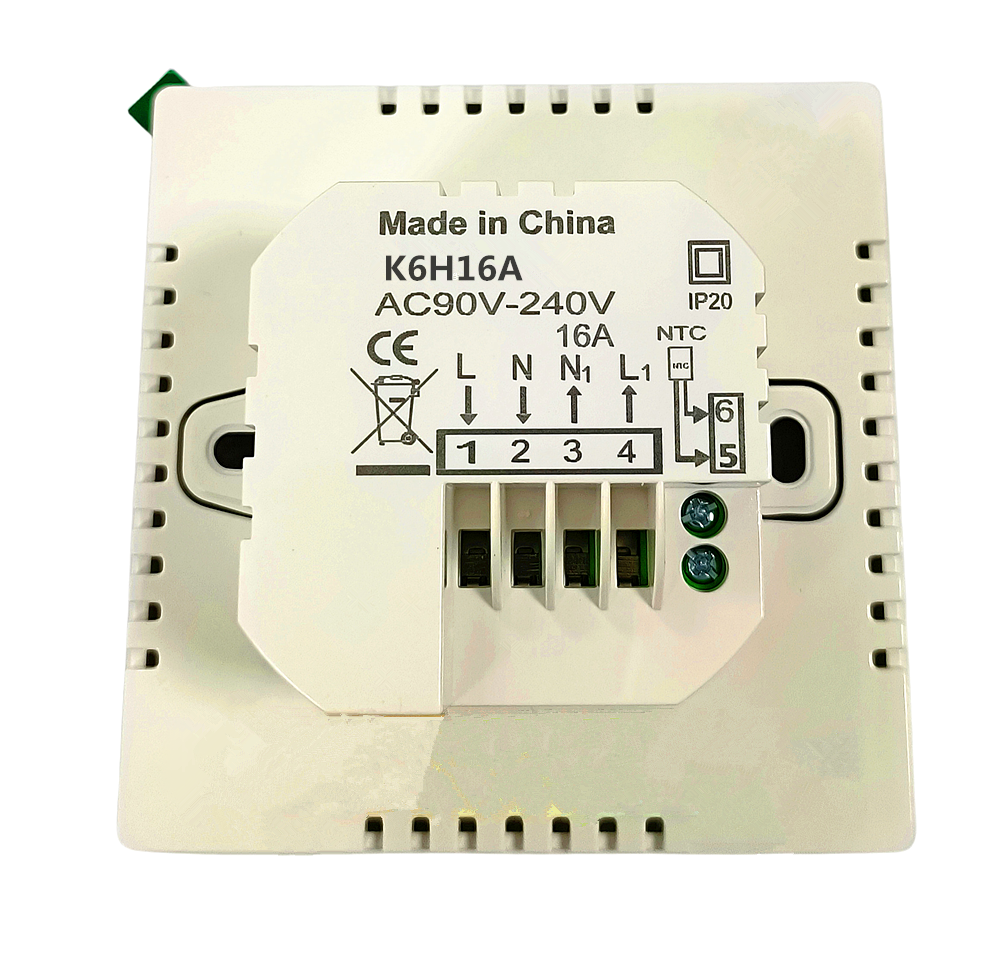 Termostato Wi‑Fi modelo K6 Touch