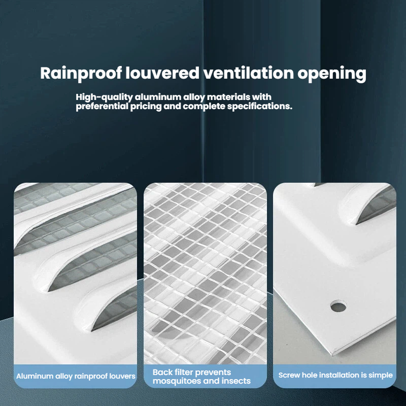 Rejilla de ventilación de aire Louvered/Return Air Vent